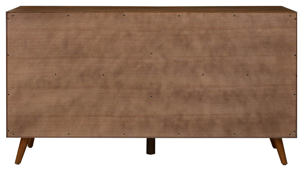 Emery Pecan 6 Drawer Dresser