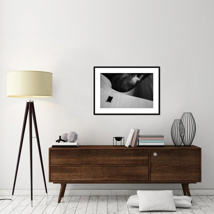 "The Window" Framed Digital Print by Gilbert Claes, 38"x28"