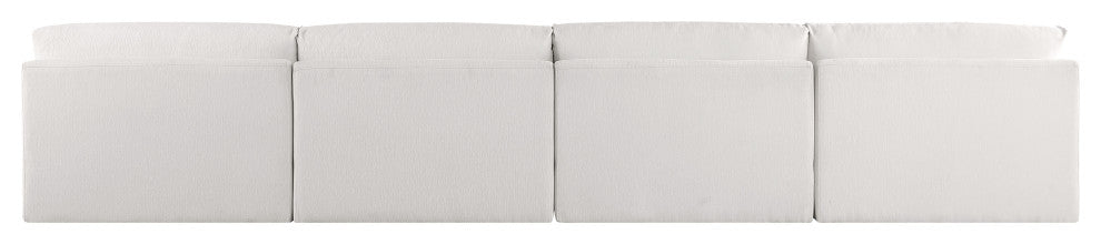 Ease Fabric Upholstered Modular Sofa, Cream