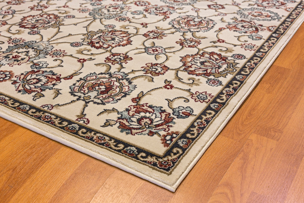 Melody Ivory Rug, 5'3"x7'7"