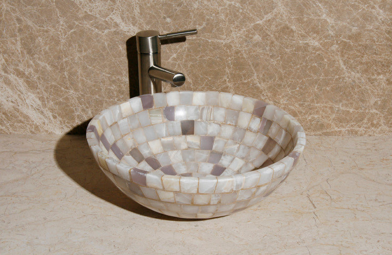 L-VMR-SS-16WL Polished #3 Vessel Sink