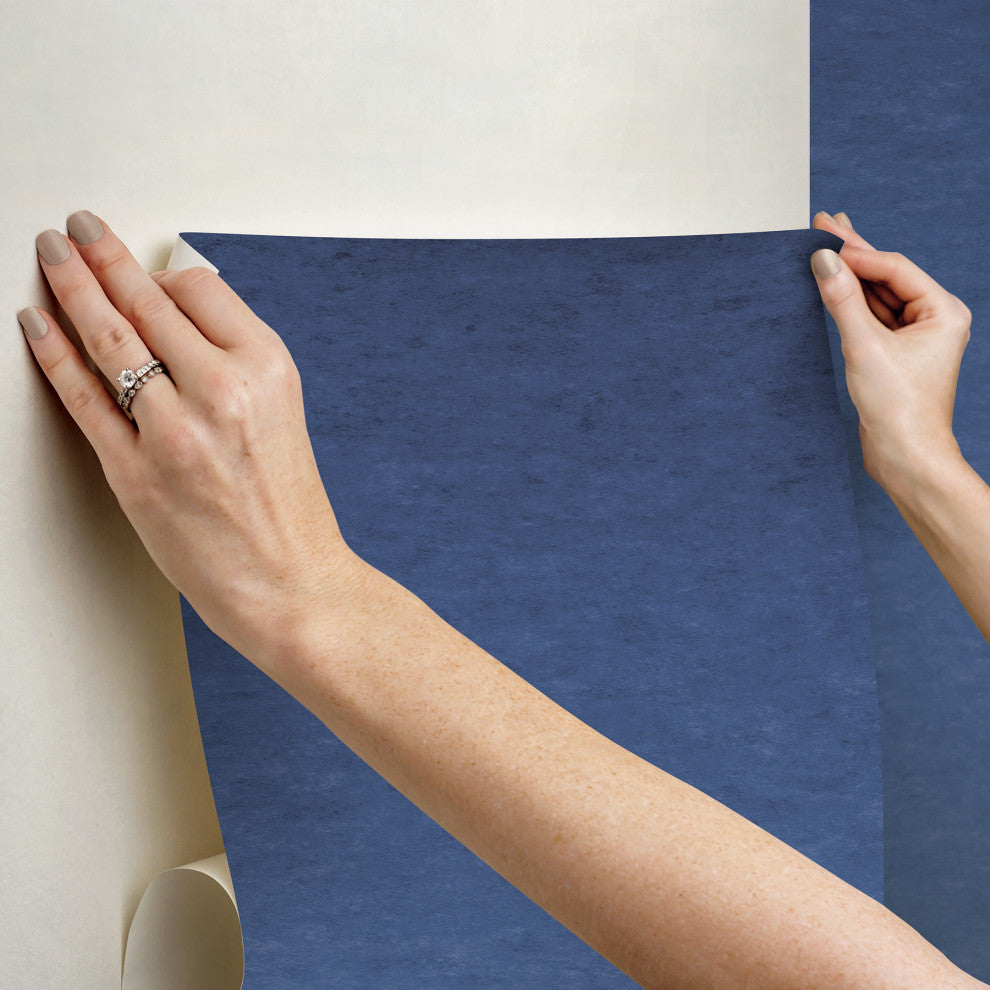 Blue Aura Ombre Peel & Stick Wallpaper Mural
