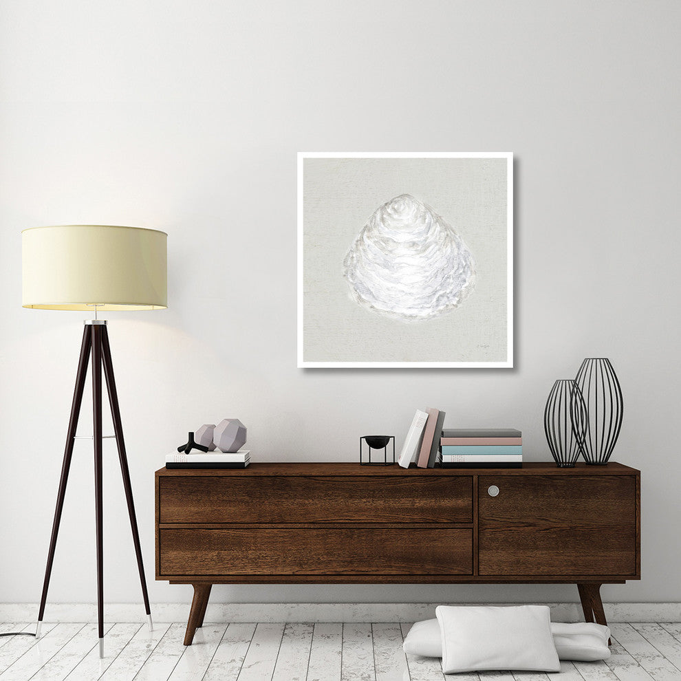"Serene Shells I Tan" Digital Paper Print by James Wiens, 38"x38"