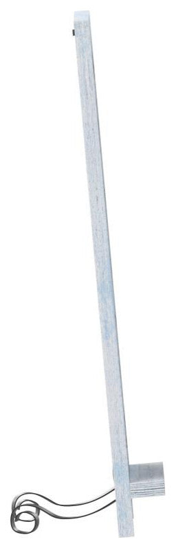 Canterbury Magnetic Chalkboard WithMetal Scrolled Legs, Hang or Countertop Board, 12" X 17" - Rustic Blue