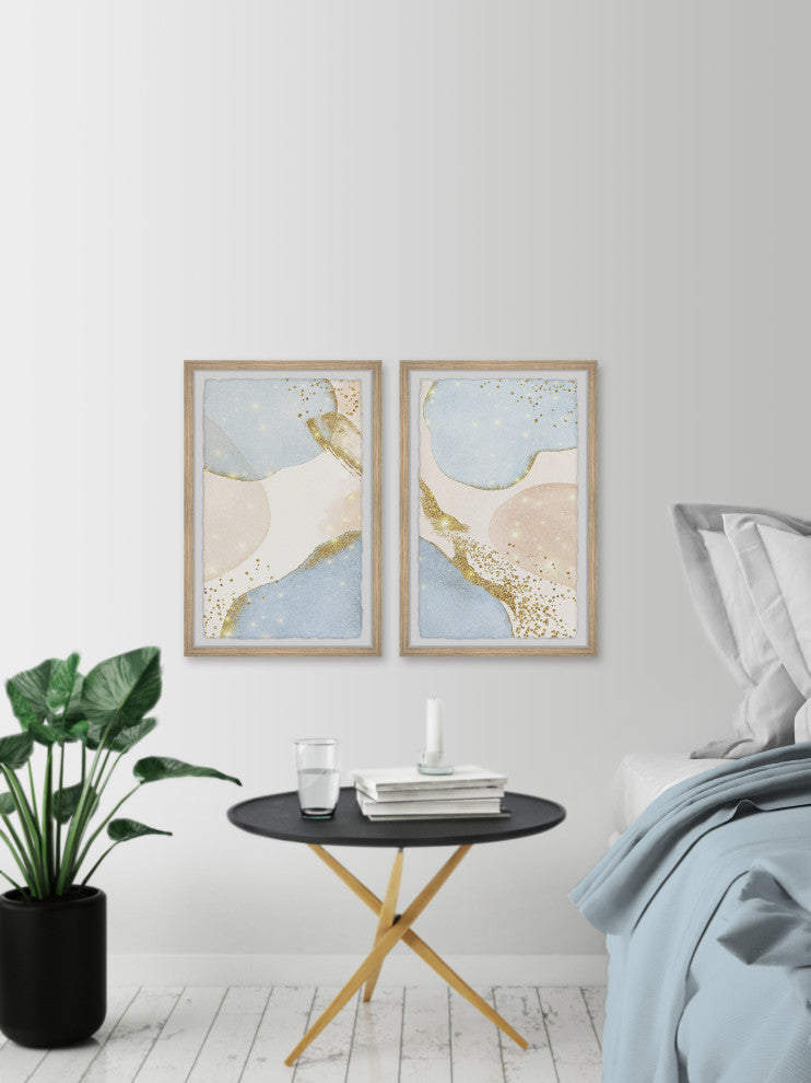 Island of No Return Diptych, 2-Piece Set, 16x24 Panels