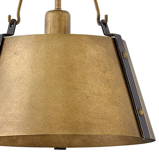 Pendant Cartwright Pendant in Rustic Brass