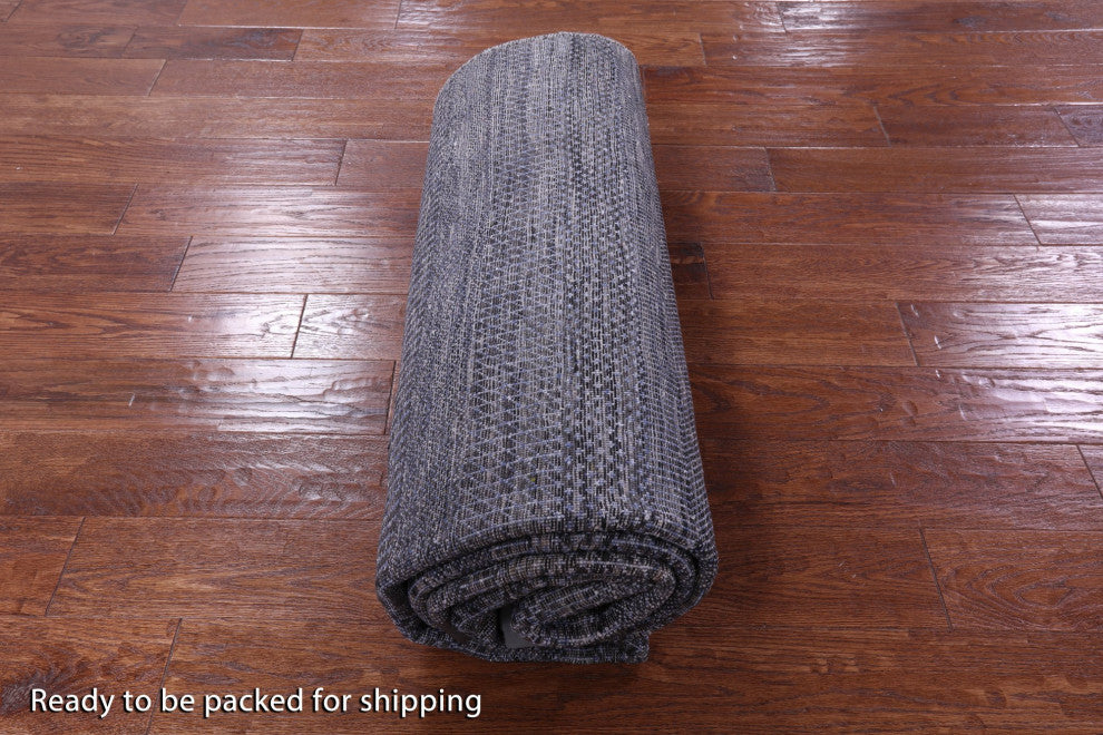 Hand Knotted Wool and Silk Savannah Grass Rug 6' 0" X 9' 3" Q11927