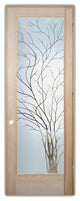 Interior Prehung Door or Interior Slab Door - Wispy Tree - Douglas Fir...