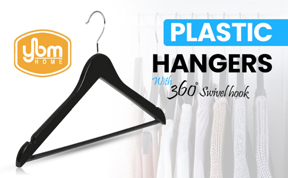 Abs plastic Clothes/Suit Hangers, Perfect for Dresses Blouses&Pants, Shirts, Gray, 15-Pack