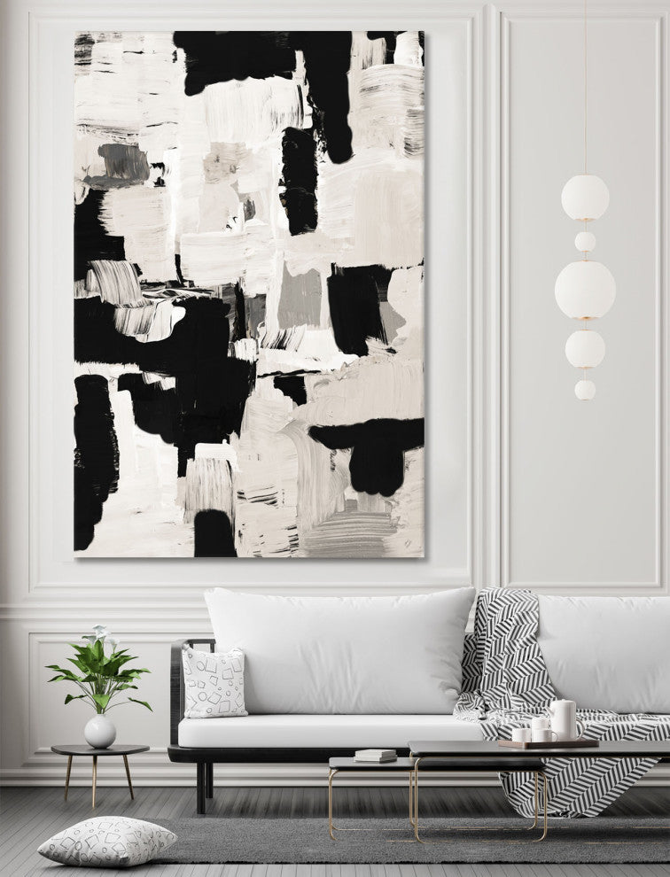 Night Peace Abstract - 84 x 54 by Lanie Loreth