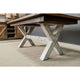 Parker Extendable Farmhouse Table, Natural, 42x78