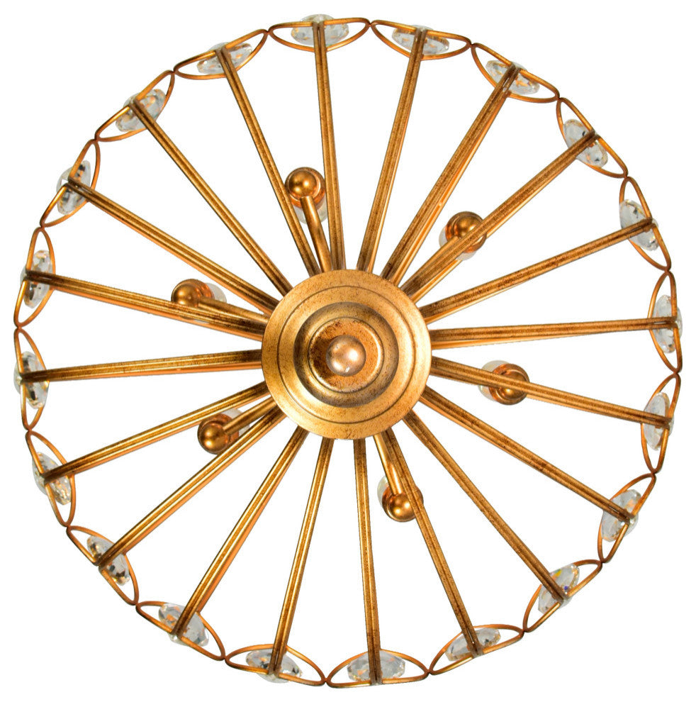 Altair 6 Light Chandelier With Antique Bronze Finish
