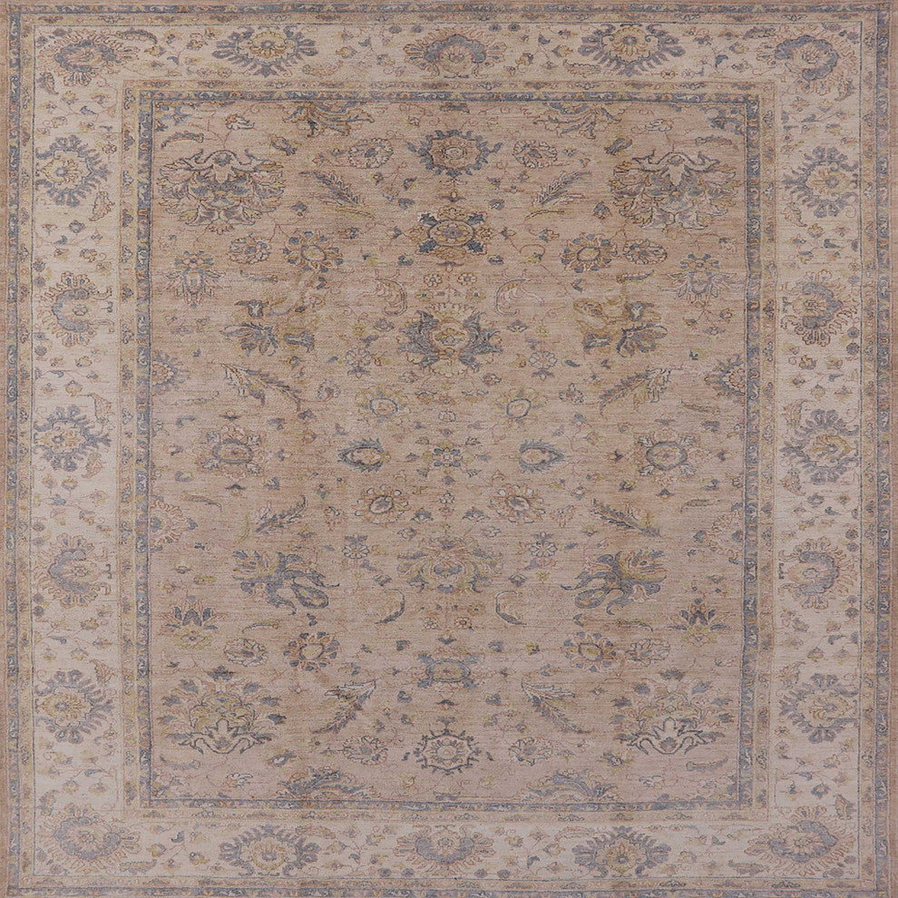 Ahgly Company Indoor Square Mid-Century Modern Area Rugs, 4' Square