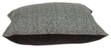 Parkland Collection Mudra Transitional Gray Pillow Cover With Poly Insert