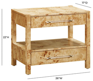 Brandyss Nightstand, Natural