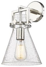 Innovations Newton Cone 1 8" Sconce Polished Nickel