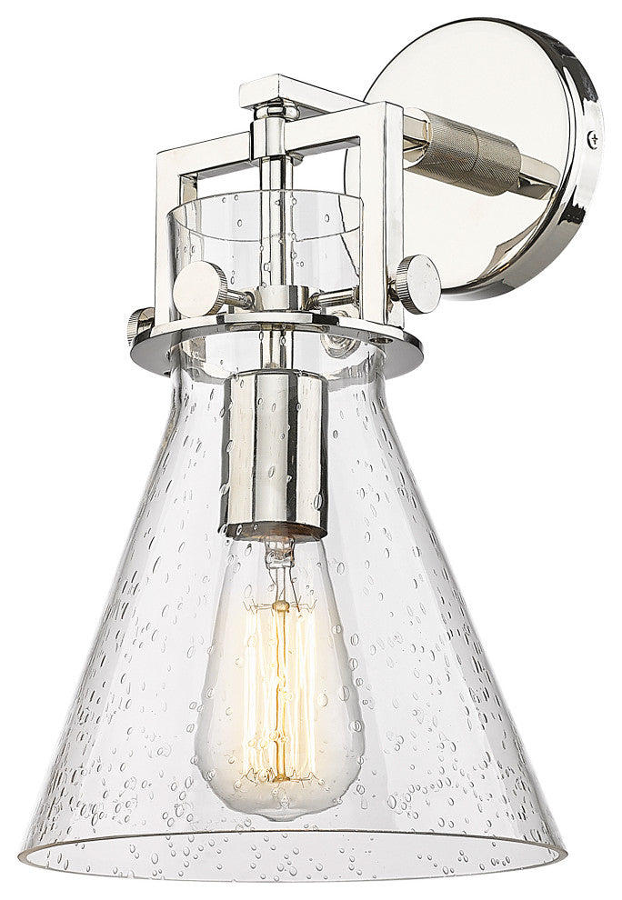 Innovations Newton Cone 1 8" Sconce Polished Nickel