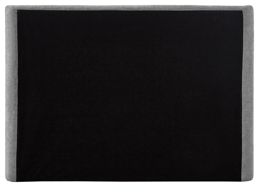 Penny Bed, Gray, Queen, Chenille Fabric