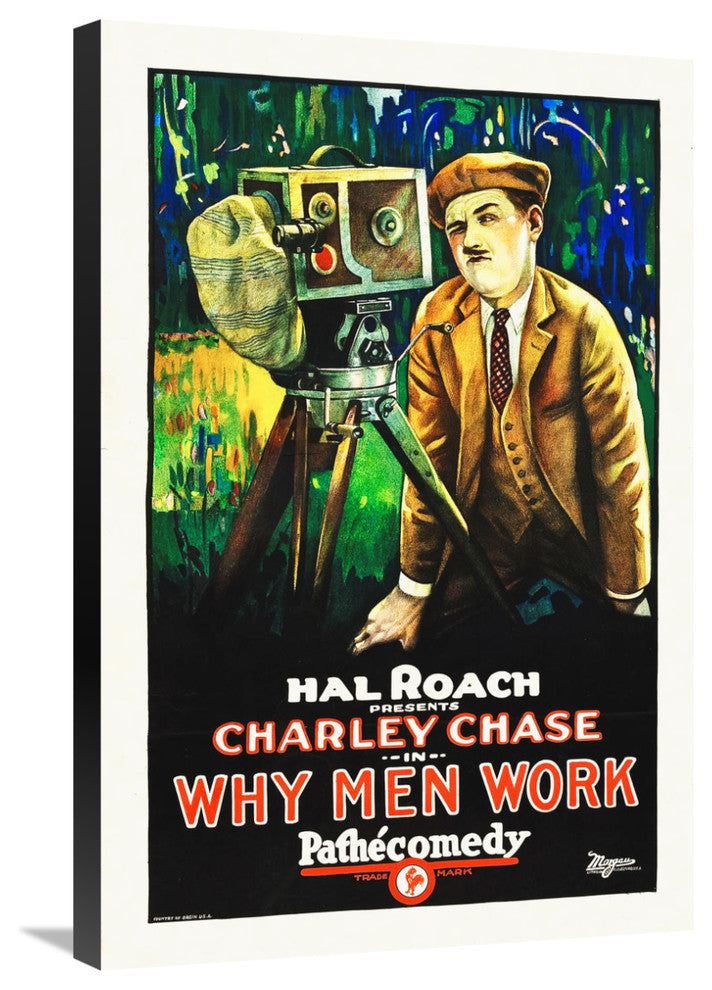 "Why Men Work" Stretched Canvas Giclee by Hollywood Photo Archive, 20x30"