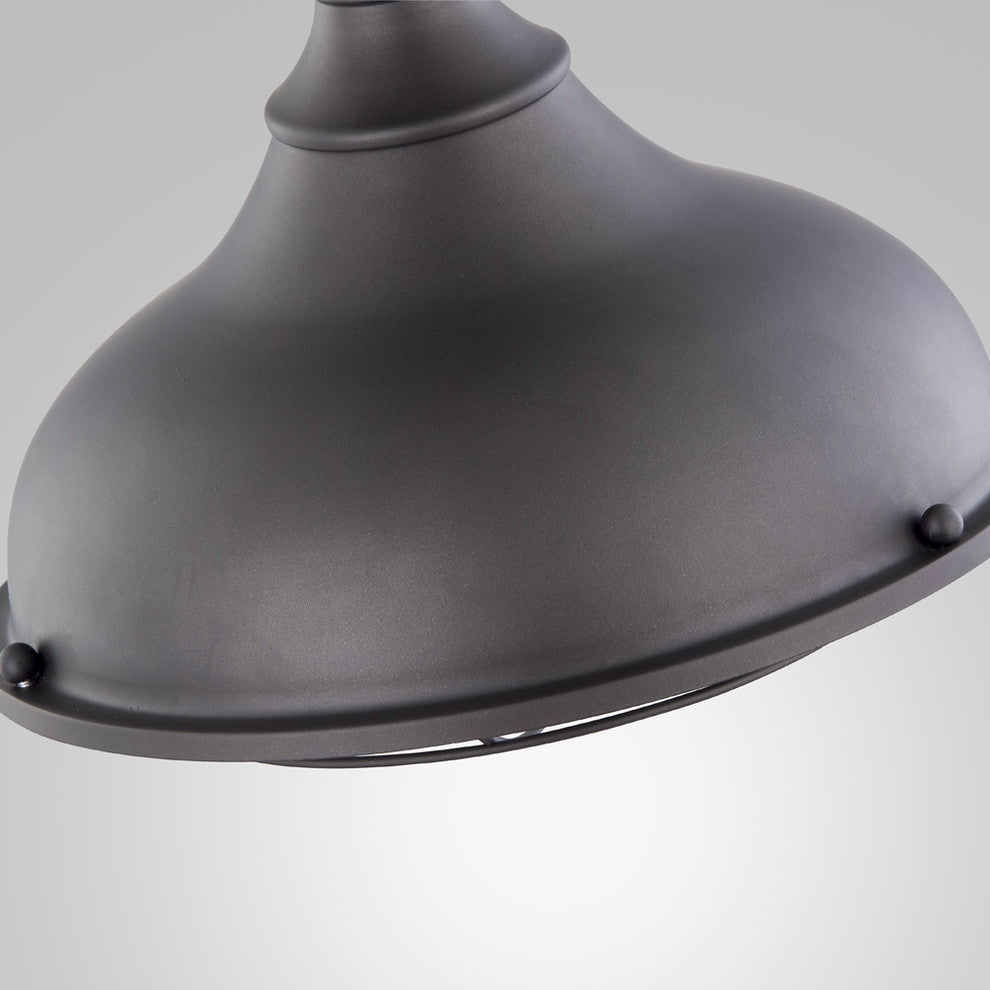 Camden Outdoor LED Flushmount, Aged Bronze, Aged Bronze