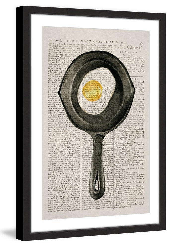 "Sunny Side Up" Framed Painting Print, 12"x18"