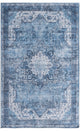Nourison Nourison Washables 3' x 5' Blue Vintage Indoor Rug