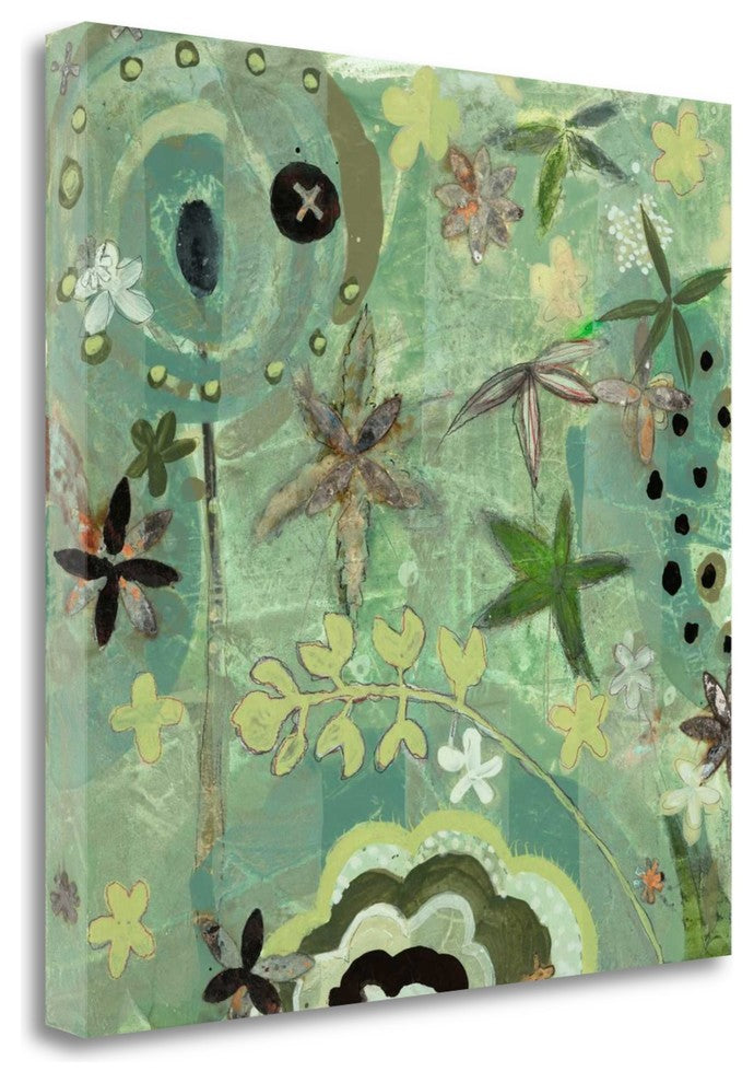 "Floral Fantasies 1" By Aleah Koury, Giclee Print on Gallery Wrap Canvas