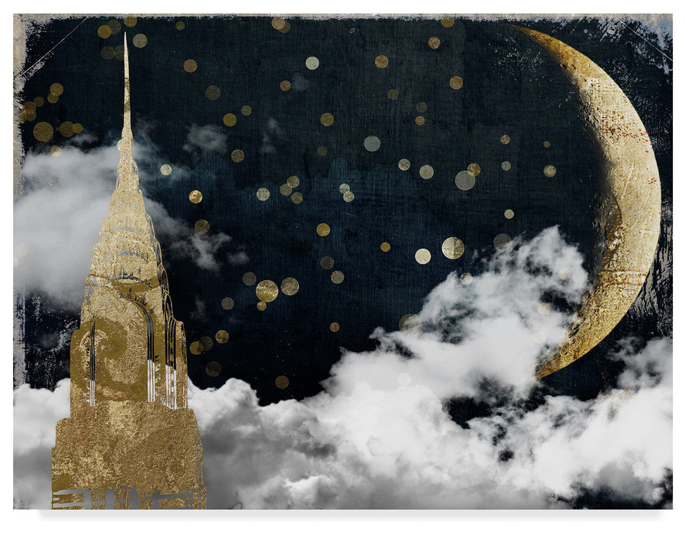 "Cloud Cities New York" by Color Bakery, Canvas Art, 19"x14"