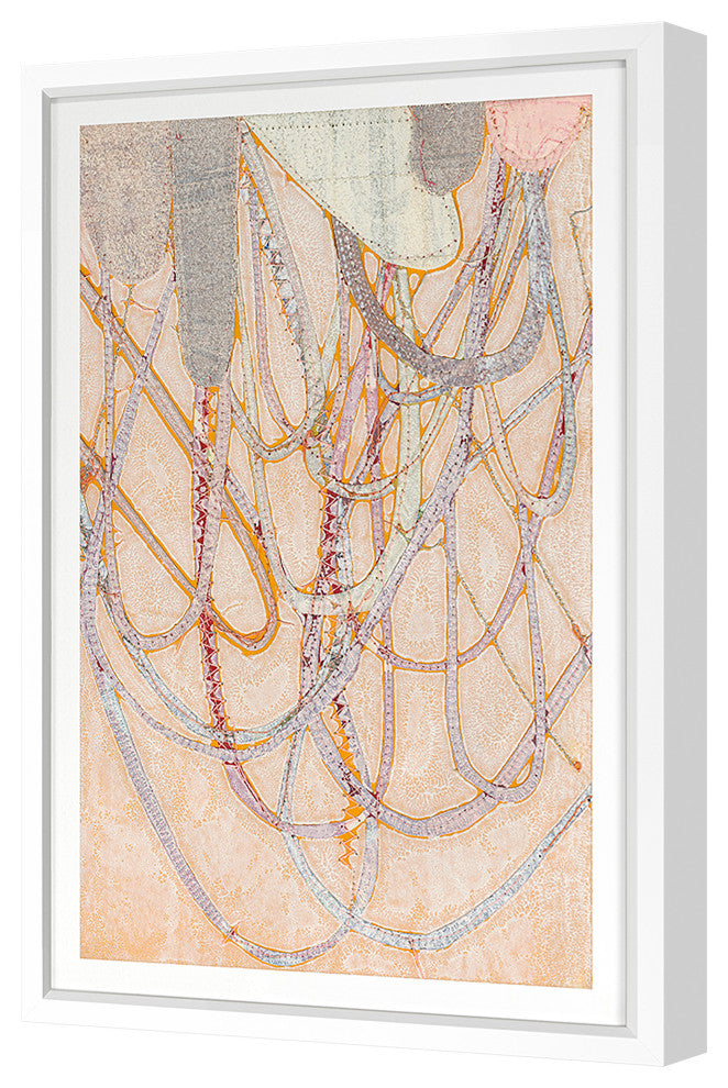 Volumes Fine Art Print, White, 42"x30"