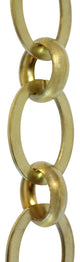 RCH Hardware Brass Loop Chandelier Chain, 3', Polished Brass, U40