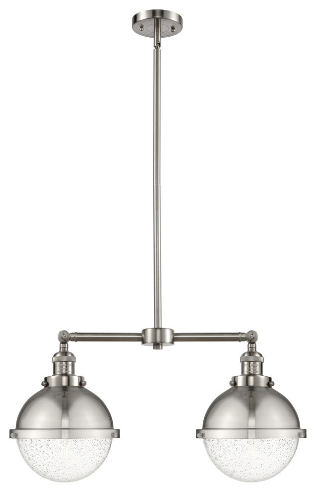INNOVATIONS 209-SN-HFS-84-SN-LED 2-Light Island Light Brushed Satin Nickel