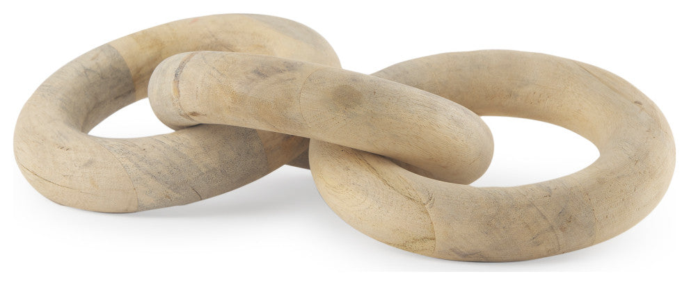 Alize Solid Wood Chain Link Decorative Object