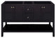 Winterfell 60" Double Bathroom Vanity Cabinet, Espresso