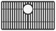 VIGO Silicone Protective Bottom Grid for Single Bowl Kitchen Sink, Matte Black, 28"lx15"w