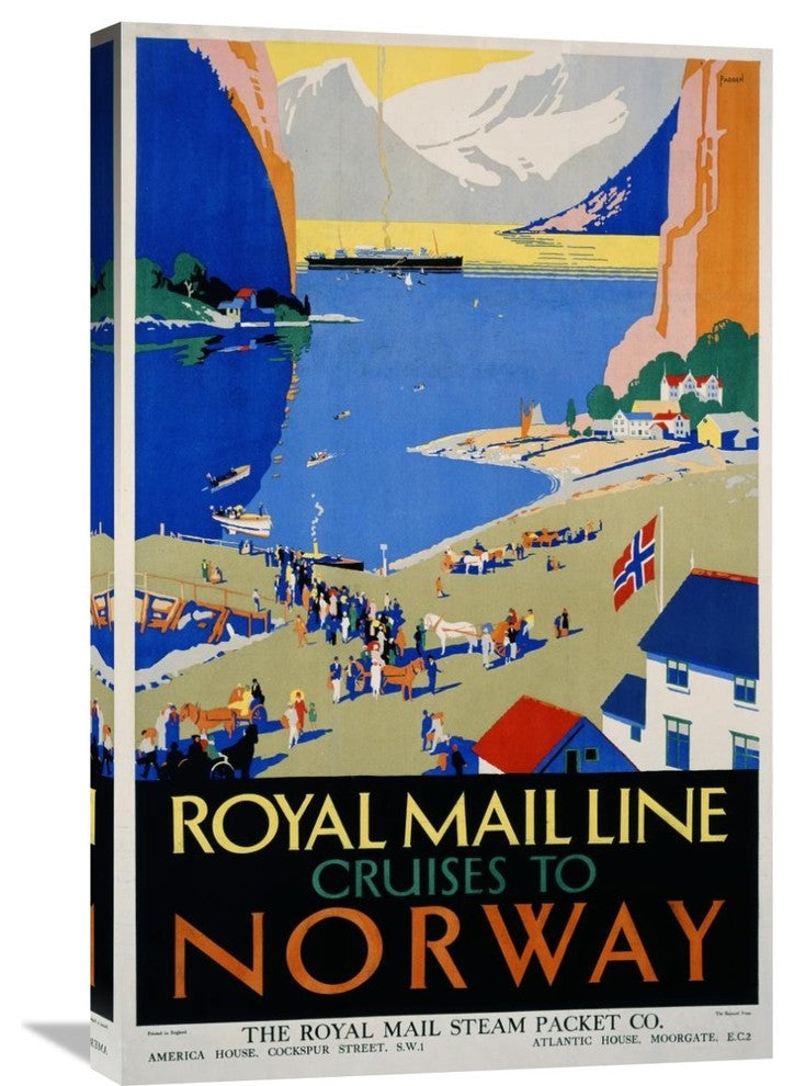 "Royal Mail Cruises / Norway" Artwork