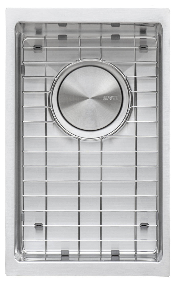 Ruvati 10 inch Undermount Bar Prep Tight Raduis 16 Gauge Kitchen Sink Stainless