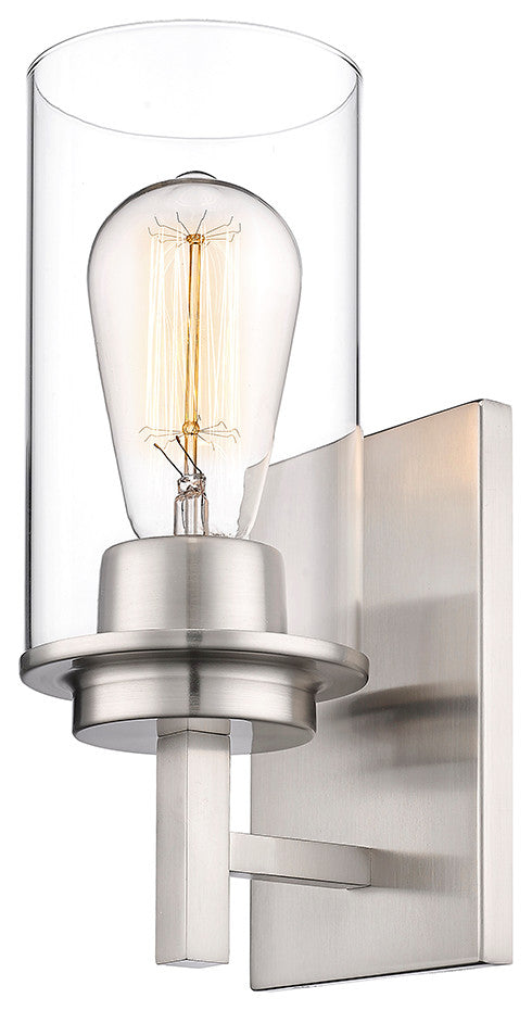 Janna 1 Light 4" Brushed Nickel Sconce