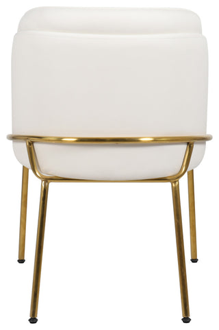 Jagger Upholstered Dining Chair, White, Set of 2