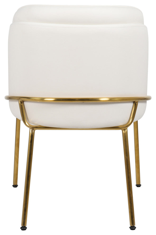 Jagger Upholstered Dining Chair, White, Set of 2