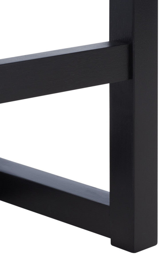 Safavieh Seika Rattan Counter Stool, Black/Natural