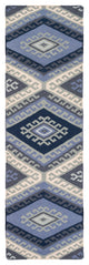 Surya Wanderer WRR-2000 6'x9' Rug, Navy/Denim/Aqua/Charcoal/Ivory