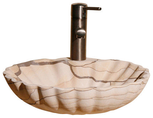 V-VSH17 Sand Dune Honed Vessel Sink