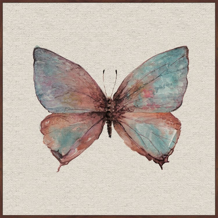 "Watercolor Beauty II" Floater Framed Painting Print, Canvas, 20"x20"