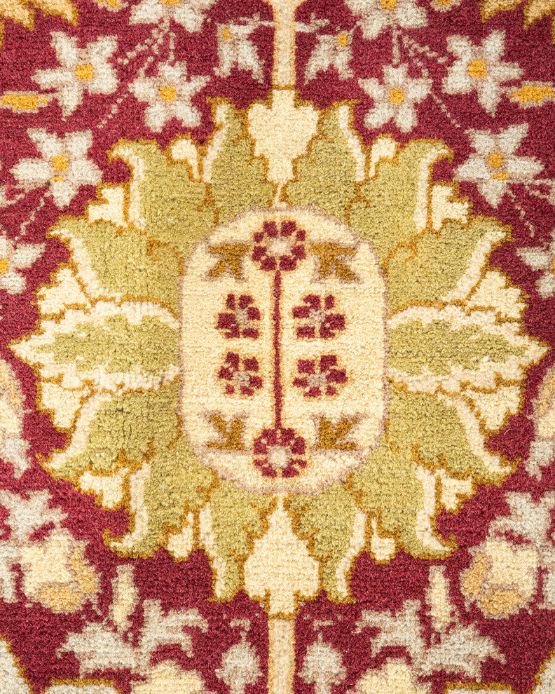 Mogul, One-of-a-Kind Hand-Knotted Area Rug Purple, 7' 10" x 10' 6"