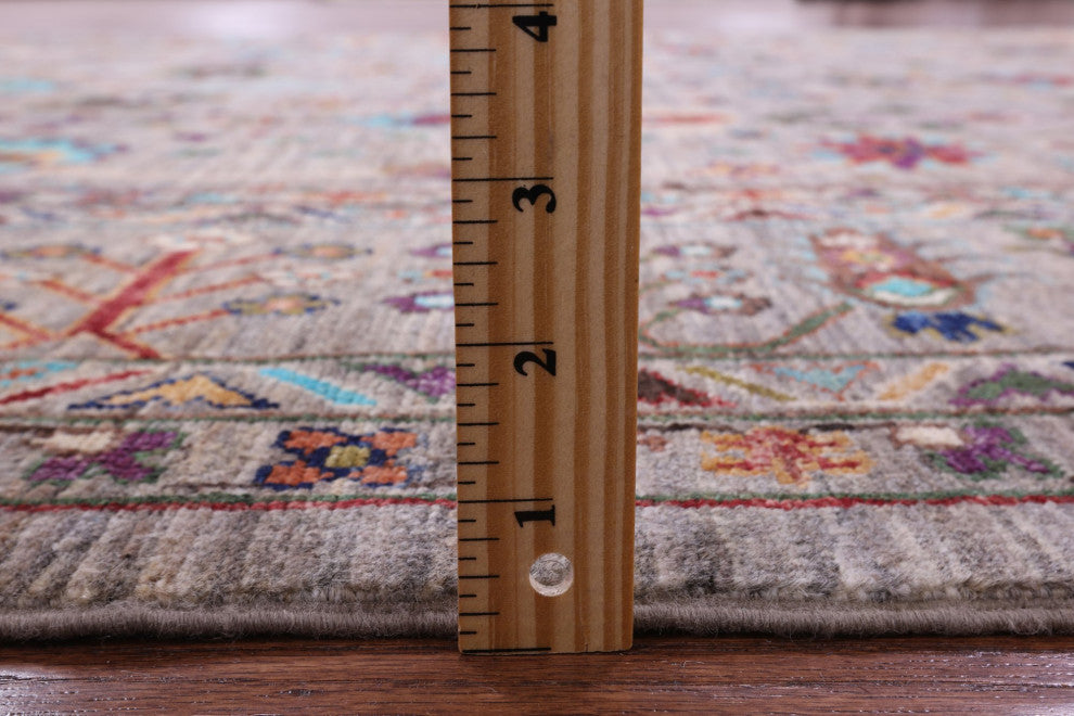 6' 7" X 9' 6" Handmade Persian Tabriz Wool Rug - Q12481