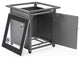 LeisureMod Walbrooke Gray Patio Conversation Set With Fire Pit, Red