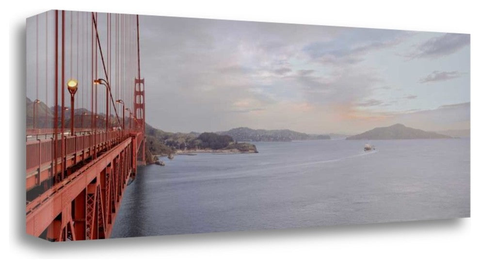 "Golden Gate Bridge Pano - 122" By Alan Blaustein, Giclee on Gallery Wrap Canvas