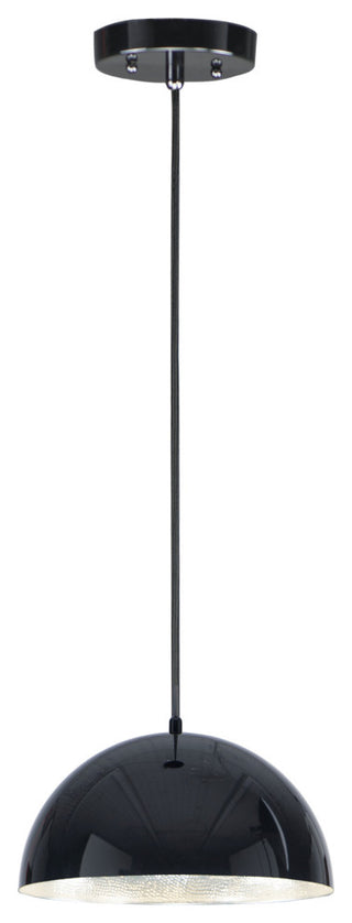 ET2 E24902 Hemisphere 14"W LED Pendant - Gloss White / Aluminum