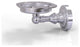 Dottingham Tumbler and Toothbrush Holder, Satin Chrome
