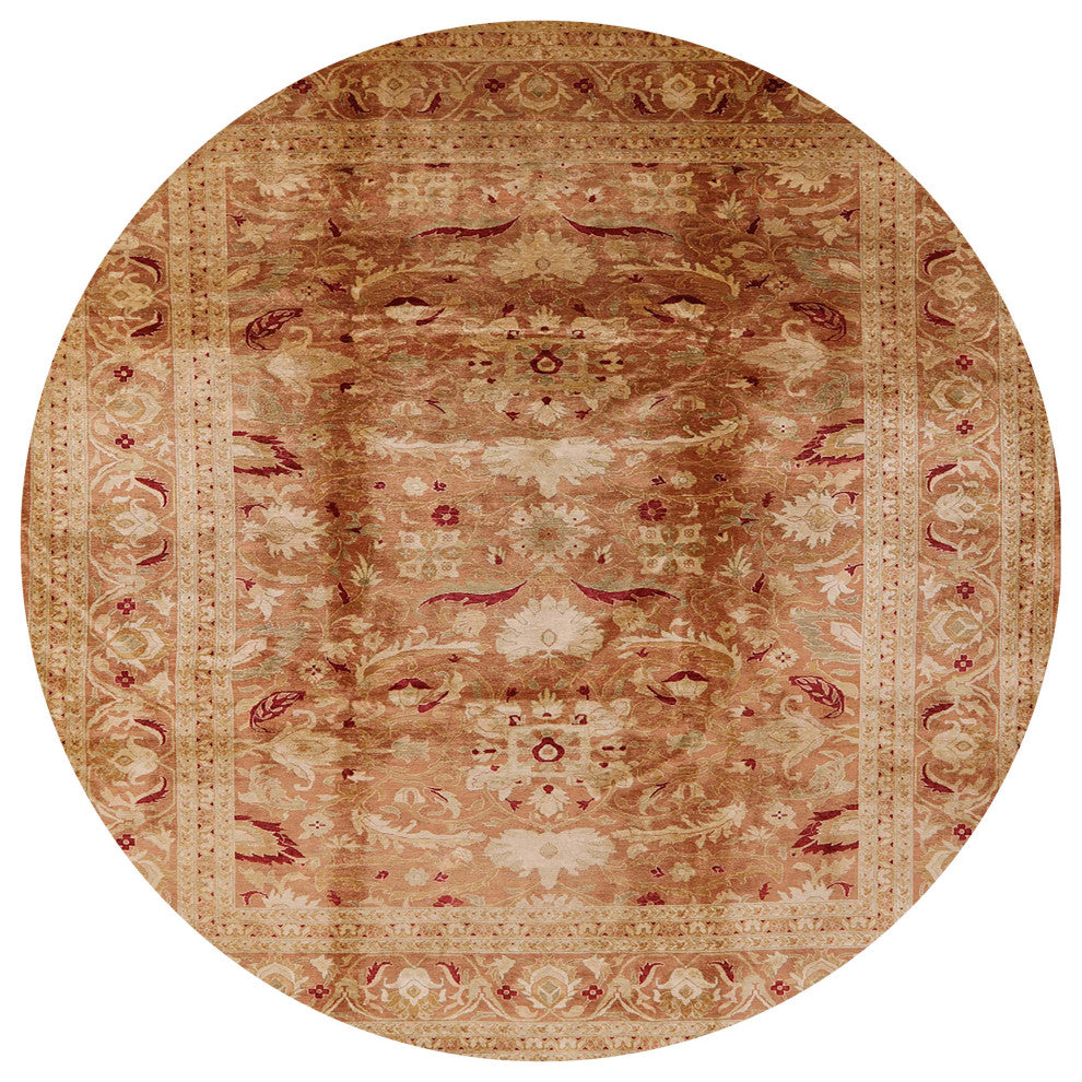 Ahgly Company Indoor Round Mid-Century Modern Area Rugs, 5' Round